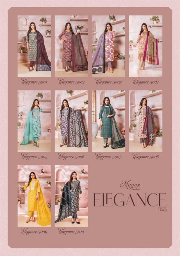 Mayur Elegance Vol-5 – Dress Material